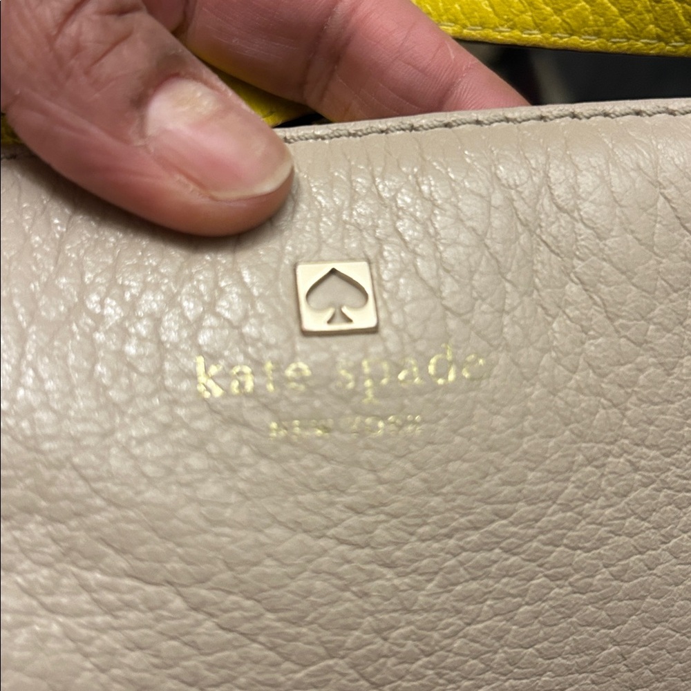 Kate Spade Yellow and Cream  Crossbody Bag - Picture 9 of 9